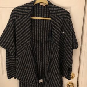 Open-front cardigan